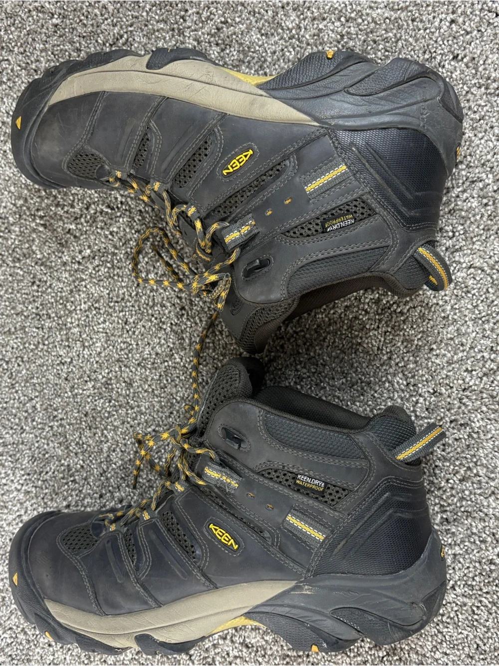 Keen Lansing WP Slip Resistant EH Steel Toe Mid Work Boot 1018079 Men's 11.5 D